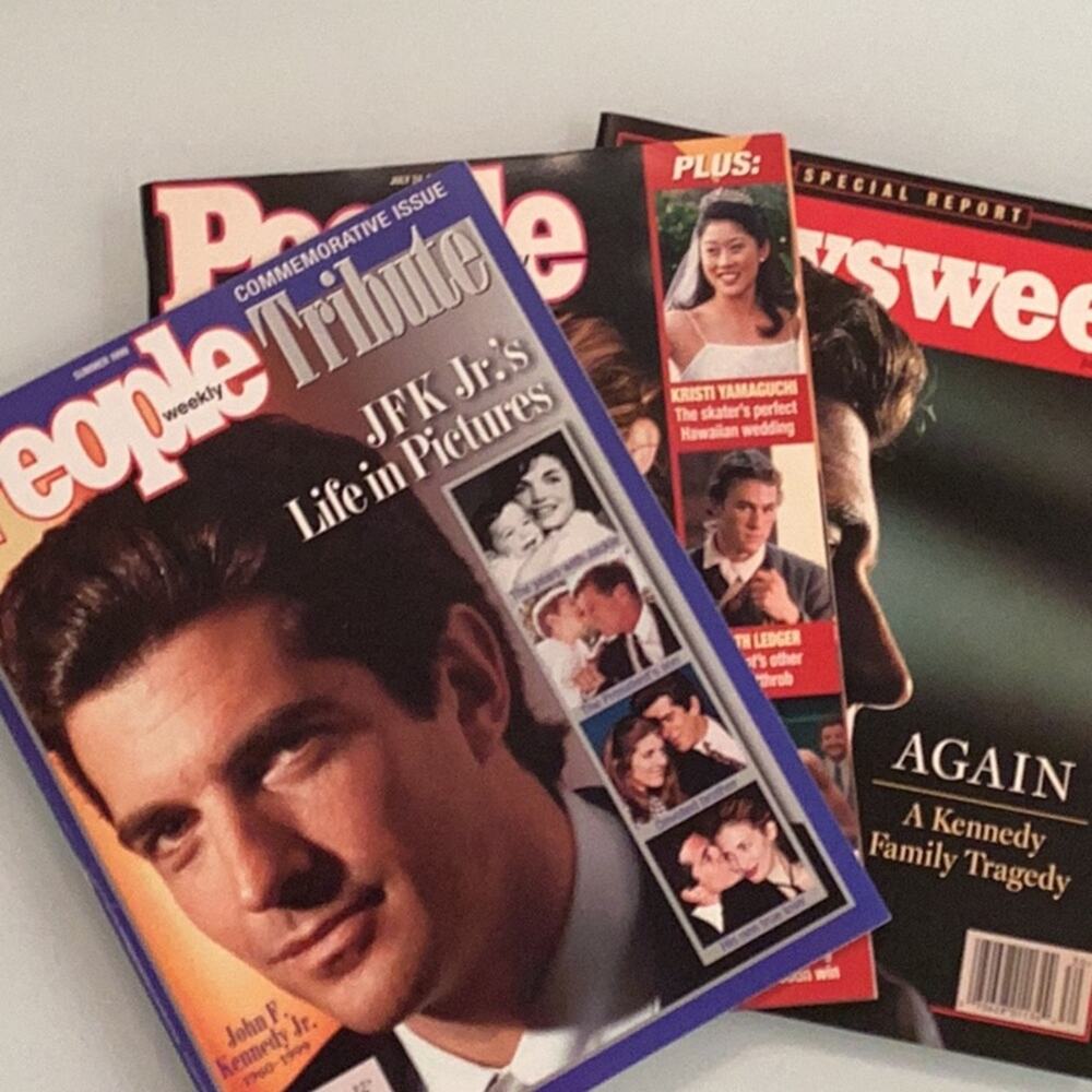3 magazines pay tribute to JFK Jr.(People & Newsweek) 1999 and 2000